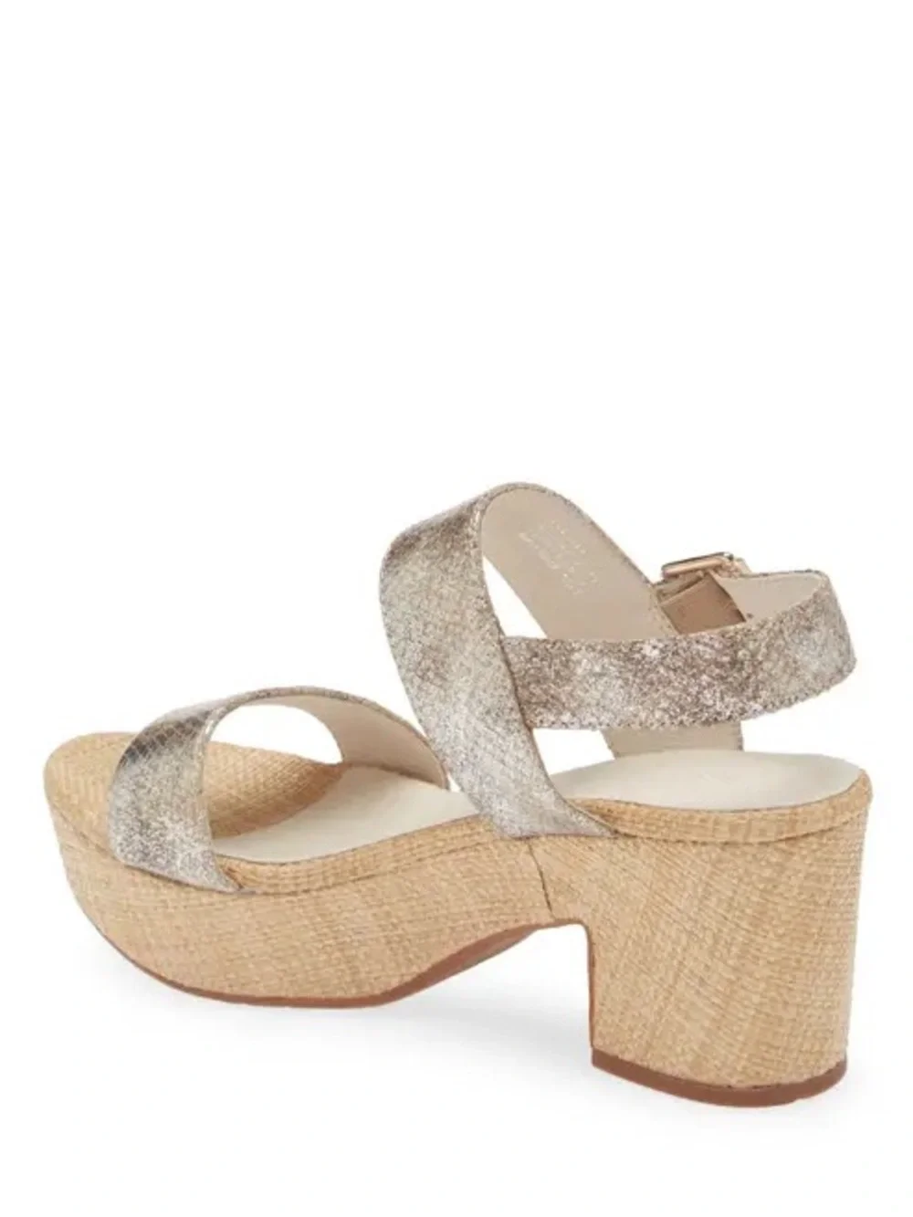 Chocolat Blu Grettel Platform Sandals In Tan Embossed Snake